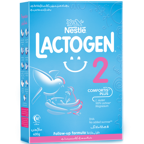 Nestle Lactogen 2 Milk Powder Gentle Plus 400 Gm