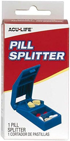 Pill crusher, Cuts Pills, Vitamins, Tablets, Stainless Steel Blade