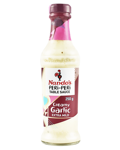 Nandos Peri Peri Sauce Creamy Garlic Extra Mild 250g