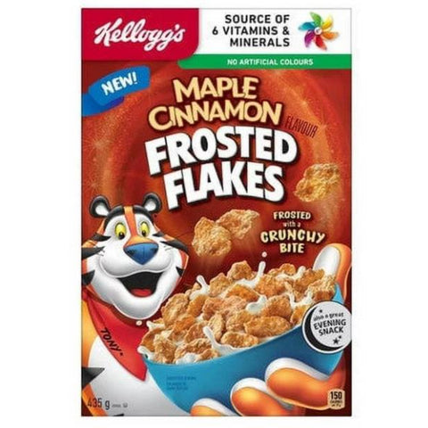 Kelloggs Cereal Maple Cinnamon Flakes 435g