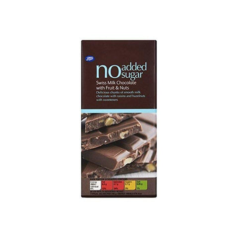 Boots NAS Milk Chocolate Fruit & Nut 100g