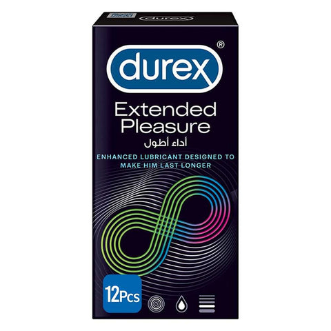 Durex Condom 12 Pack Extended Pleasure