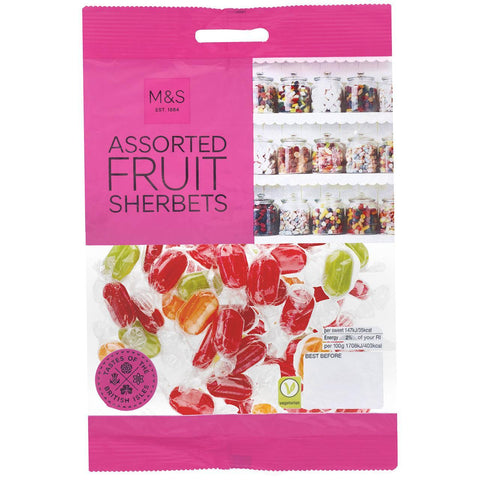 M&S Assorted Fruit Sherbets 225g