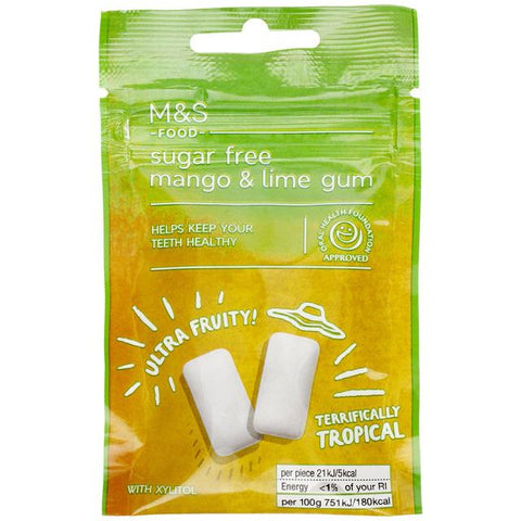 Marks & Spencer SF Mango Lime Gum 27g