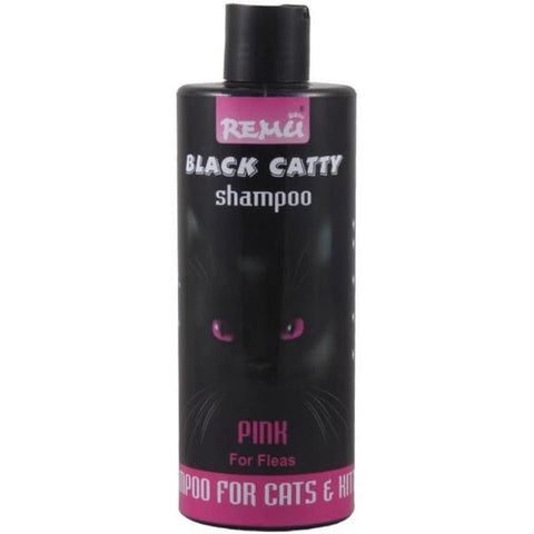 Remu Black Catty Shampoo For Fleas Pink 400ml