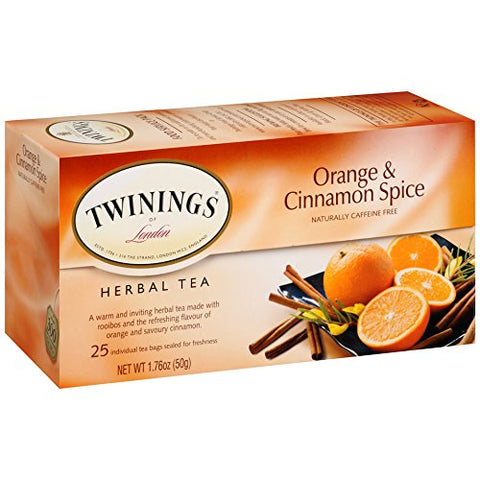 Twinings Orange & Cinnamon Tea 25 Teabag