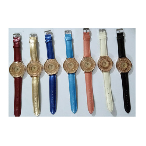 Girl's Fancy Fashionable Stylish Watch With High Quality Straps Wrist Watch For Girls/Womens High Quality Watch Pack Of 7