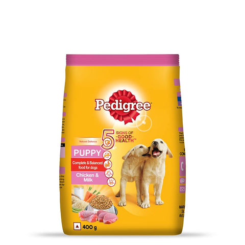 Pedigree Dog Food Puppy Chicken Egg Pouch 400g