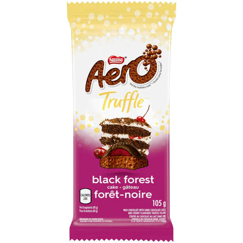 Nestle Aero Truffle Black Forest Chocolate Bar 105g