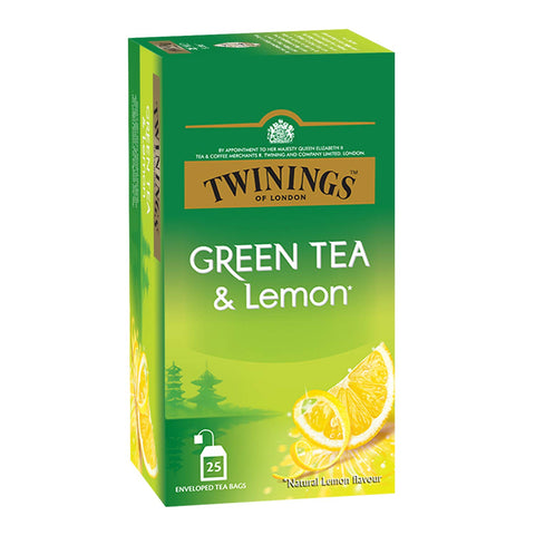 Twinings Green Tea & Lemon 25 Teabag