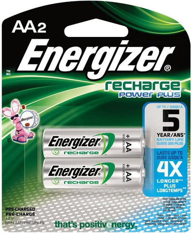 Energizer Rechargeable Battery AA2 2 Count