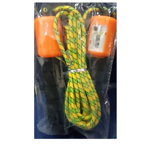 Skipping Rope Fine Quality With Counting Meter Orange/Yellow