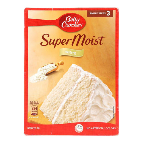Betty Crocker Cake Mix Super Moist White 500 Gm