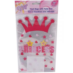 Princess Party Cello Favor Bags With Twist Ties 20Count