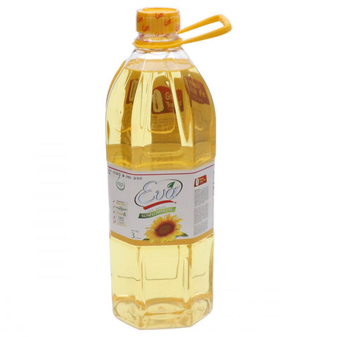 Eva Sunflower oil 3Ltr Bottel