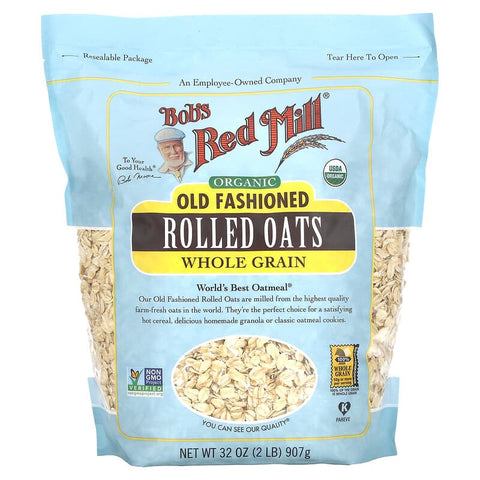 Brm Organic Old Fashioned Rolled Oats 32Oz 907G