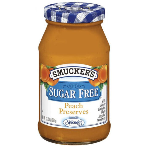 Smuckers Sugar Free Jam Peach 361g