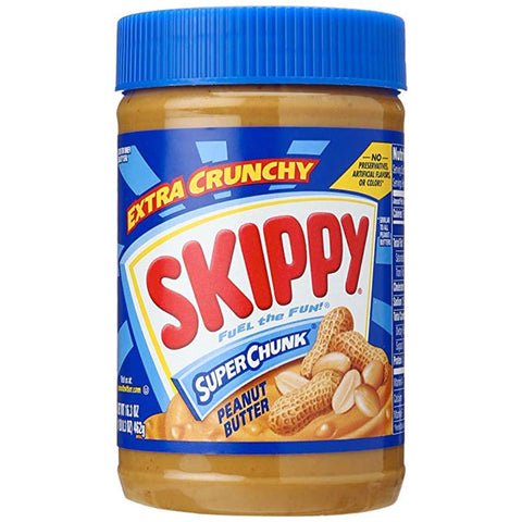 Skippy Peanut Butter Super Chunk Extra Crunchy 16.3Oz 462G