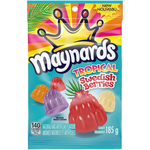 Maynards Tropical Swedish Berries 185g