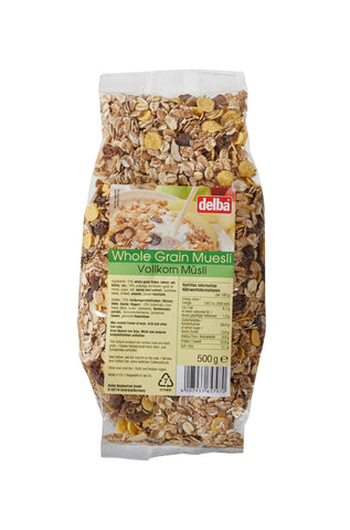 Delba Muesli Whole Grain 500G