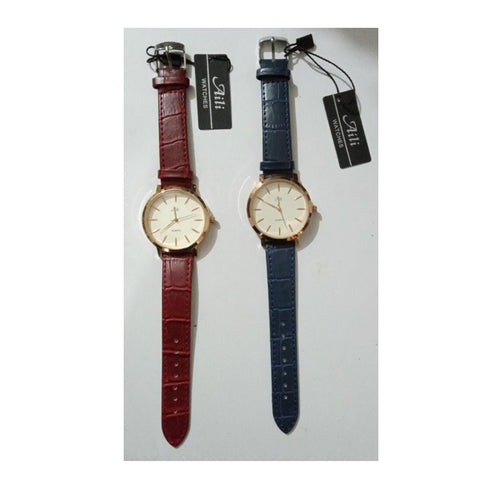 Mens Fashionable Stylish Watch With High Quality Leather Straps Wrist Watch For Boys & Mens High Quality Watch Pack Of 2