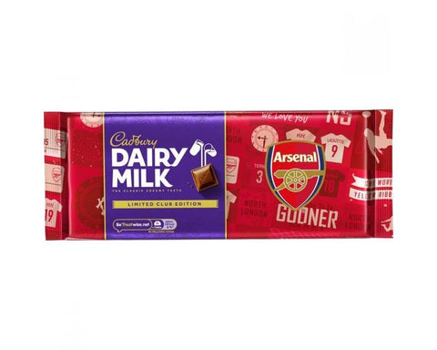 Cadbury Dairy Milk Arsenal Block 360g