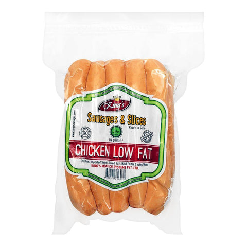 Kings Chicken Low Fat Sausages 340g