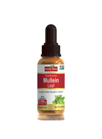 Fluid Extract Mullein Leaf Supports Healthy Respiratory Function Serum