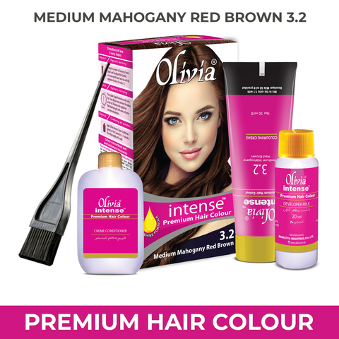 Olivia Intense - Medium Mahogany Red Brown Hair Colour