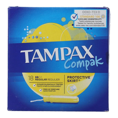 Tampax Compak Panty Liner Regular 18Pc