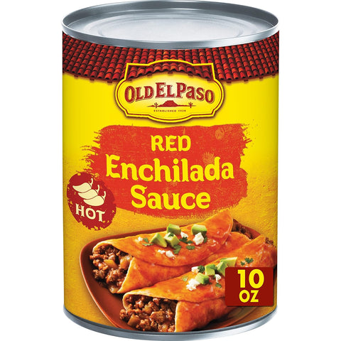 OldElpaso Red Enchilada Sauce Hot Tin 10oz 283g