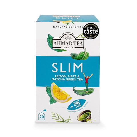 Ahmad Tea Slim Lemon, Mate & Matcha Green Tea 20bags