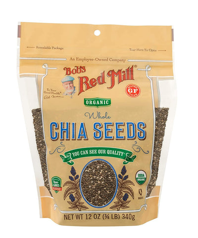 BRM Organic Whole Chia Seeds 12oz 340g