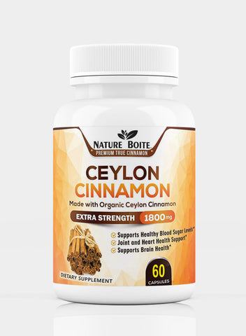 Ceylon Cinnamon Extra Strength 1800Mg 60 Capsules