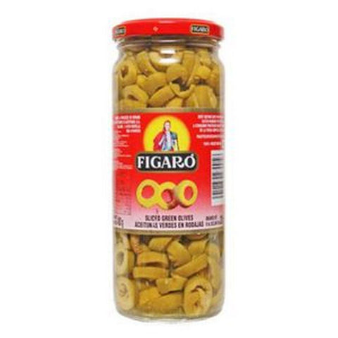 Figaro Olives Green Sliced 240 Gm