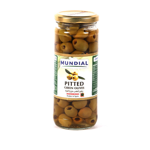 Mundial Pitted Green Olives 900g