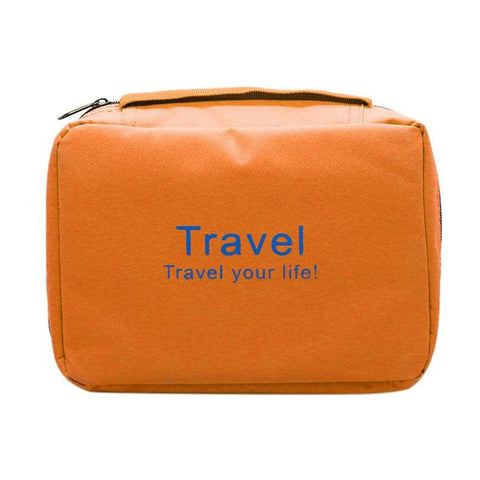 Woman's Travel Waterproof Hanging Bag Orange