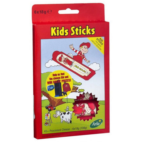 Arla Kids Cheese Sticks Original 6x18g