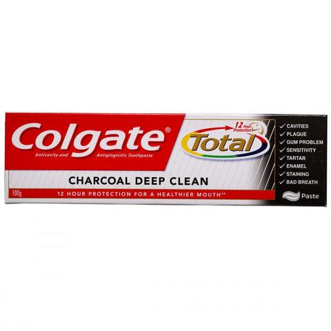 Colgate Tooth Paste Total Charcoal Deep Clean 100 Gm Basic