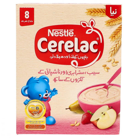 Nestle Cerelac Apple Pear & Strawberry 175Gm