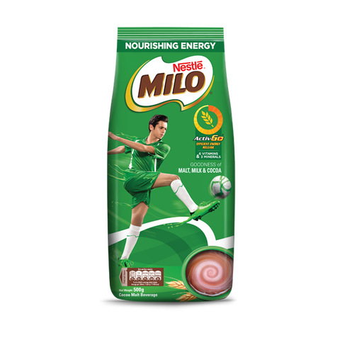 Nestle Milo Powder Active-Go Pouch 500 Gm