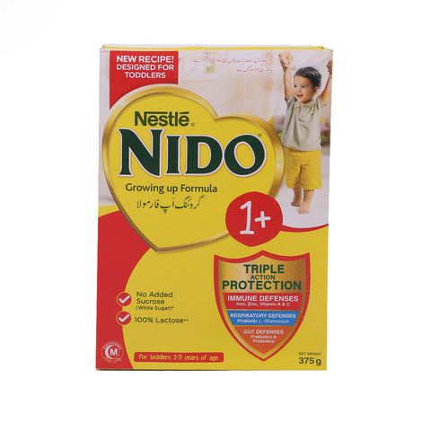 Nestle Nido Milk Powder Growing Up Formula 1Plus 375 Gm