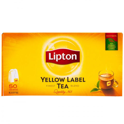 Lipton Tea Yellow Label 50 Tea Bags 100 Gm