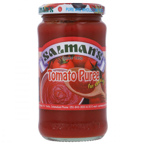 Salmans Tomato Puree Jar 370g