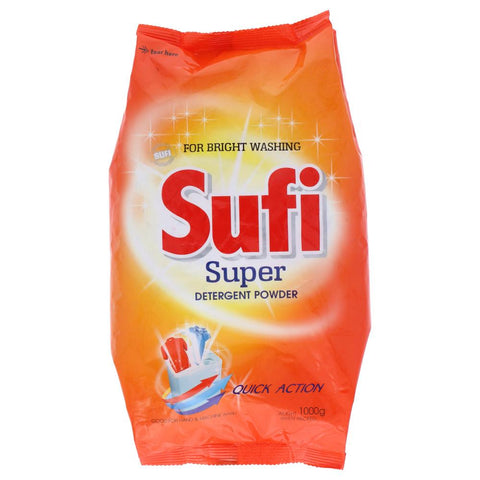 Sufi Super Detergent Powder 1 Kg Basic