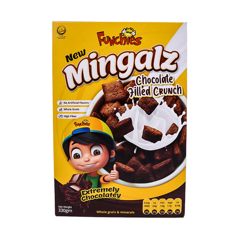 Funchies Mingalz Cereal Chocolate Filled Crunch 330 Gm