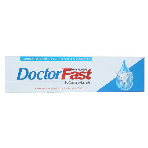 Doctor Fast Tooth Paste Work Faster With Fluoride 120 Gm