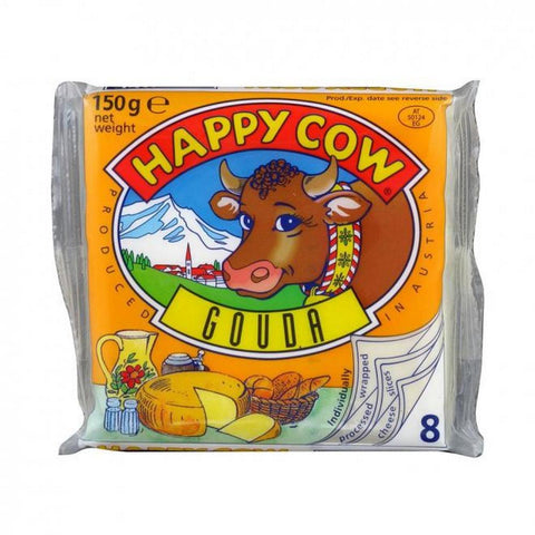 Happy Cow Gouda Slices Cheese 150g