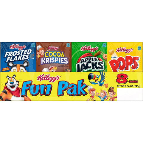 Kelloggs Fun  variety pack 8 in 1