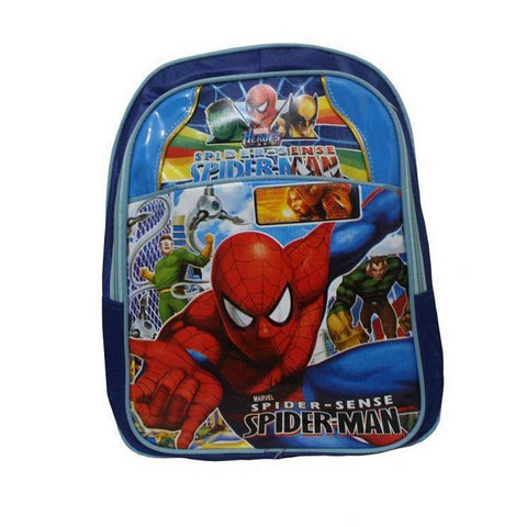 Spiderman School Bag for Boys - Blue